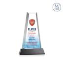 Imperial  Full Color Black on Newhaven Base Crystal Award