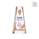Imperial Full Color Clear on Alberton Base Obelisk Crystal Award