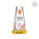 Imperial Full Color Gold on Alberton Base Obelisk Crystal Award