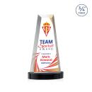 Imperial Full Color Black on Alberton Base Crystal Award