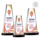Imperial Full Color Black on Alberton Base Crystal Award