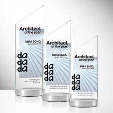 Islington Full Color Peak Crystal Award - Metal Awards