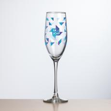 Connoisseur Flute - Full Color - Etched Barware