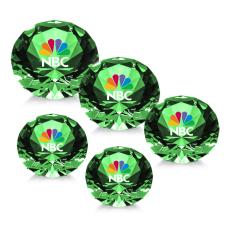 Gemstone Full Color Emerald Crystal Award - Newest Additions