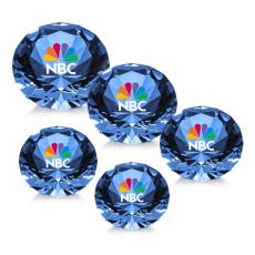 Gemstone Full Color Sapphire Crystal Award - Colored Crystal
