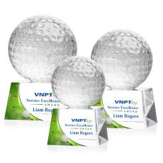 Golf Ball Full Color Spheres on Robson Crystal Award - Crystal Awards
