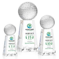 Golf Ball Full Color Spheres on Novita Crystal Award - Corporate Awards