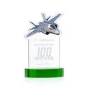 Top Gun Green on Alberton Base Abstract / Misc Crystal Award