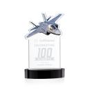 Top Gun Black on Alberton Base Abstract / Misc Crystal Award