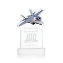 Top Gun White on Alberton Base Abstract / Misc Crystal Award