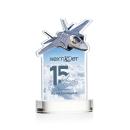 Top Gun Full Color Clear on Alberton Base Abstract / Misc Crystal Award