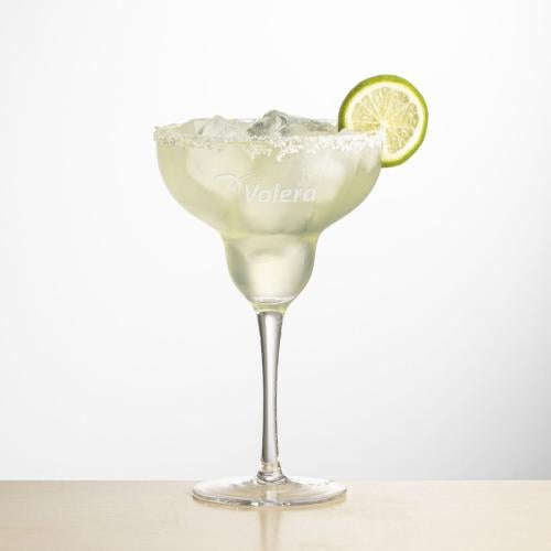 Corporate Recognition Gifts - Etched Barware - St Tropez Margarita Glass - 13oz