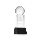 Pickleball Black on Belcroft Base Spheres Crystal Award