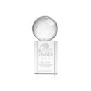 Pickleball Spheres on Dakota Base Crystal Award