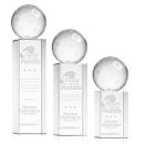 Pickleball Spheres on Dakota Base Crystal Award