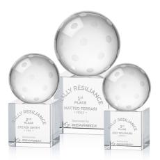Pickleball Spheres on Granby Base Crystal Award - Newest Additions