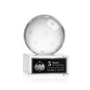 Pickleball Spheres on Hancock Base Crystal Award