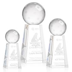 Pickleball Spheres on Novita Base Crystal Award - Corporate Awards