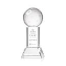 Pickleball Clear on Stowe Base Spheres Crystal Award