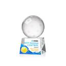 Pickleball Full Color Spheres on Robson Base Crystal Award