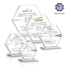 Barnett Full Color Crystal Award - Corporate Awards