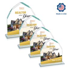 Montibello Full Color Arch & Crescent Crystal Award - Newest Additions