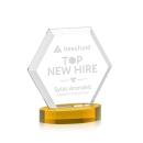 Barnett Amber on Alberton Base Crystal Award