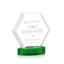 Barnett Green on Alberton Base Crystal Award