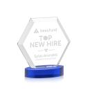 Barnett Blue on Alberton Base Crystal Award