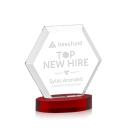 Barnett Red on Alberton Base Crystal Award