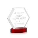 Barnett Red on Alberton Base Crystal Award