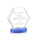 Barnett Sky Blue on Alberton Base Crystal Award