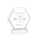 Barnett White on Alberton Base Crystal Award
