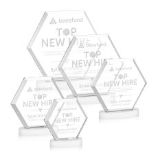 Barnett White on Alberton Base Crystal Award - Corporate Awards