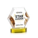 Barnett Full Color Gold  on Alberton Base Crystal Award