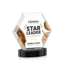 Barnett  Full Color Black on Alberton Base Crystal Award