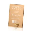Atchison Russet Gold Rectangle Glass Award