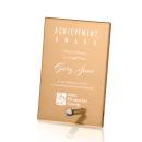 Atchison Russet Silver Rectangle Glass Award