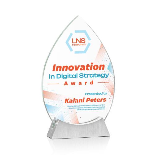 Corporate Awards - Crystal Awards - Newham Full Color Crystal Award