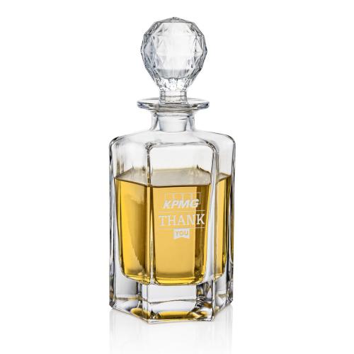 Corporate Recognition Gifts - Etched Barware - Govenor Decanter