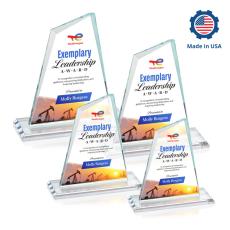 Summit Full Color Peak Crystal Award - Mountain Awards