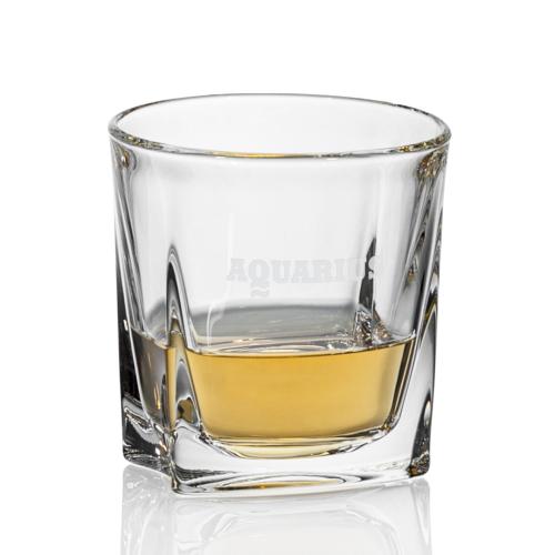 Corporate Recognition Gifts - Etched Barware - Riddell On-The-Rocks - 10oz
