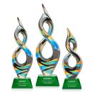 Cosenzo Green on Sheffield Base Abstract / Misc Glass Award