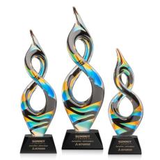Cosenzo Black on Sheffield Base Abstract / Misc Glass Award - Newest Additions