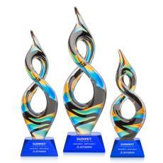 Cosenzo Blue on Sheffield Base Abstract / Misc Glass Award - Employee Awards