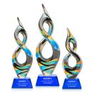 Cosenzo Blue on Sheffield Base Abstract / Misc Glass Award