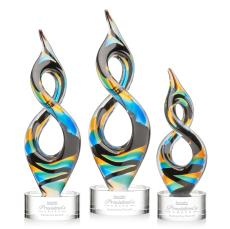 Cosenzo Clear on Marvel Base Abstract / Misc Glass Award - Employee Awards