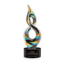 Cosenzo Black on Marvel Base Abstract / Misc Glass Award