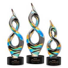 Cosenzo Black on Marvel Base Abstract / Misc Glass Award - Employee Awards