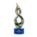 Cosenzo Blue on Marvel Base Abstract / Misc Glass Award